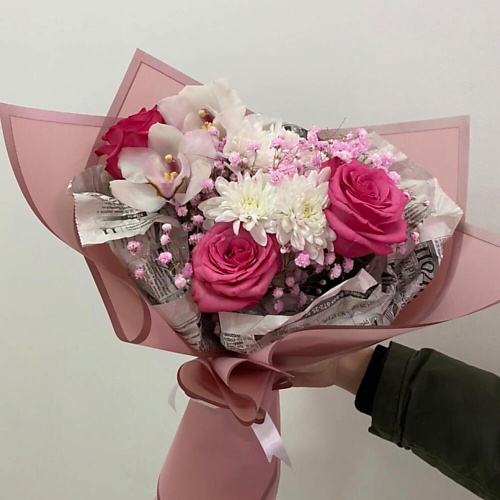 ДАРИ ЦВЕТЫ Букет с орхидей 4200₽