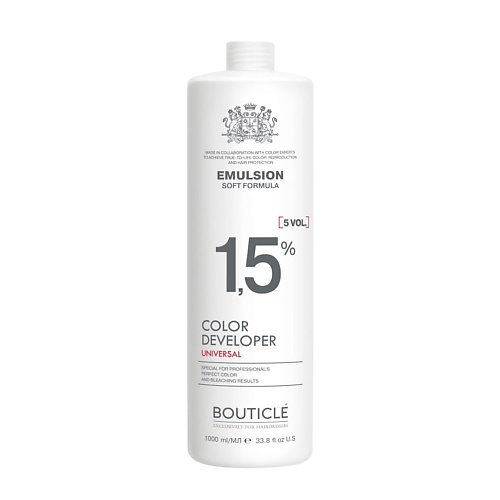 

BOUTICLE Оксидант-лосьон 1,5% 1000, Оксидант-лосьон 1,5%