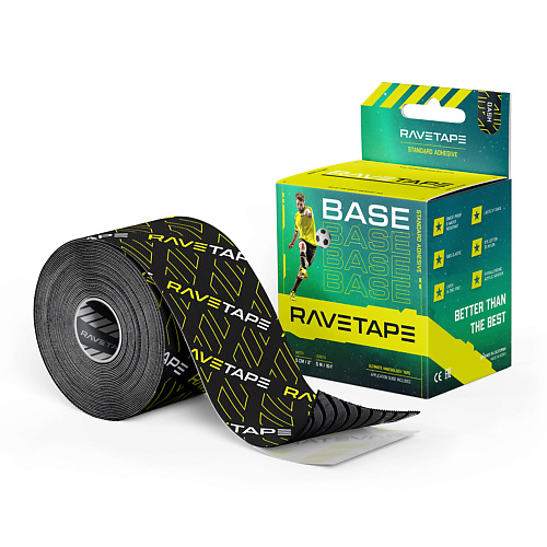 

RAVE TAPE Кинезиотейп BASE 5×5, Кинезиотейп BASE 5×5