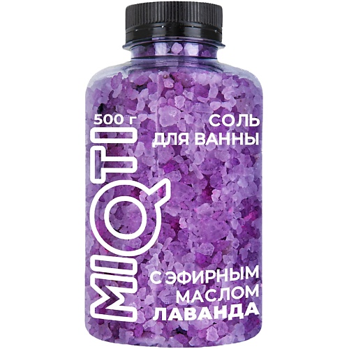 

MIQTI Соль цветная, ароматизированная, с эфирным маслом Лаванда, Соль цветная, ароматизированная, с эфирным маслом Лаванда