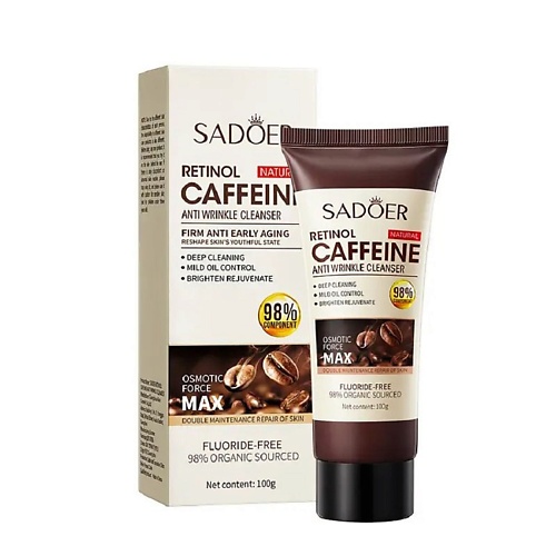 

SADOER Средство для умывания подтягивающее с кофеином и ретинолом 100, Средство для умывания подтягивающее с кофеином и ретинолом