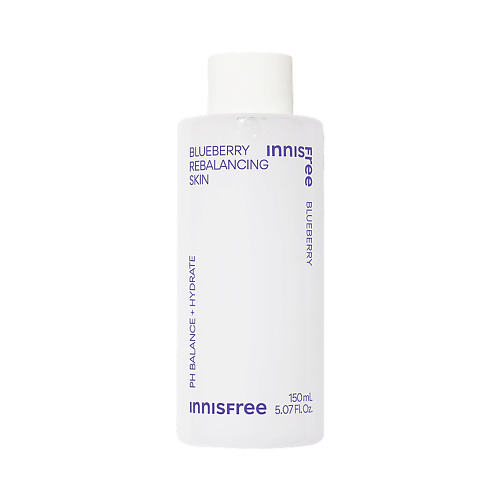 

INNISFREE Увлажняющий тоник с экстрактом черники для поддержания pH-баланса кожи Blueberry Rebalancing Skin 150, Увлажняющий тоник с экстрактом черники для поддержания pH-баланса кожи Blueberry Rebalancing Skin