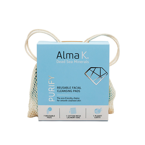 

ALMA K Диски для умывания многоразовые Reusable Facial Cleansing Pads, Диски для умывания многоразовые Reusable Facial Cleansing Pads