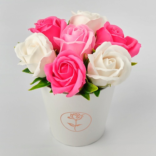 

SKUINA Композиция из мыльных пенных роз 100, Композиция из мыльных пенных роз