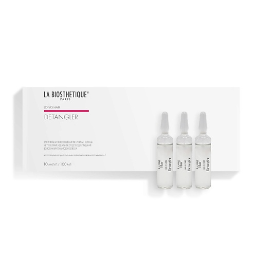 

LA BIOSTHETIQUE Активный концентрат в ампулах для восстановления структуры волос Detangler 10, Активный концентрат в ампулах для восстановления структуры волос Detangler