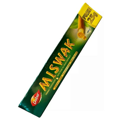 

DABUR Зубная паста Miswak с экстрактом дерева Аль Арак 75, Зубная паста Miswak с экстрактом дерева Аль Арак