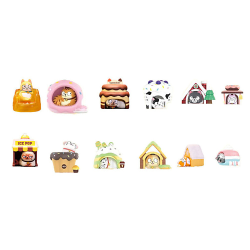 

POP MART Фигурка Fish Meow Dessert Bed Collection Whole Set 12 Pcs, Фигурка Fish Meow Dessert Bed Collection Whole Set 12 Pcs
