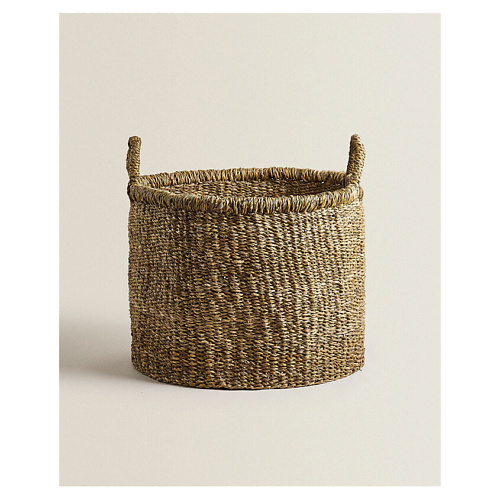 

ZARA HOME Большая корзина для водорослей с ручками 50 x 40 x 50 см, Большая корзина для водорослей с ручками 50 x 40 x 50 см