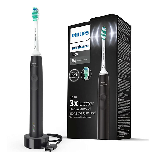 

PHILIPS Электрическая зубная щетка Sonicare 3100 HX3671/14, Электрическая зубная щетка Sonicare 3100 HX3671/14