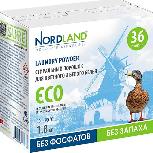 

NORDLAND Стиральный порошок ECO 1800, Стиральный порошок ECO