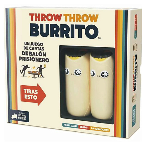

ASMODEE Настольная игра Throw Throw Burrito на испанском языке, Настольная игра Throw Throw Burrito на испанском языке