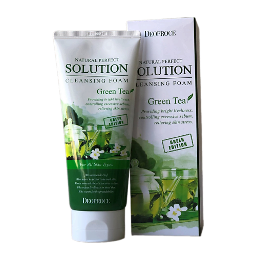 

DEOPROCE Пенка для умывания с экстрактом зеленого чая 170, Пенка для умывания с экстрактом зеленого чая