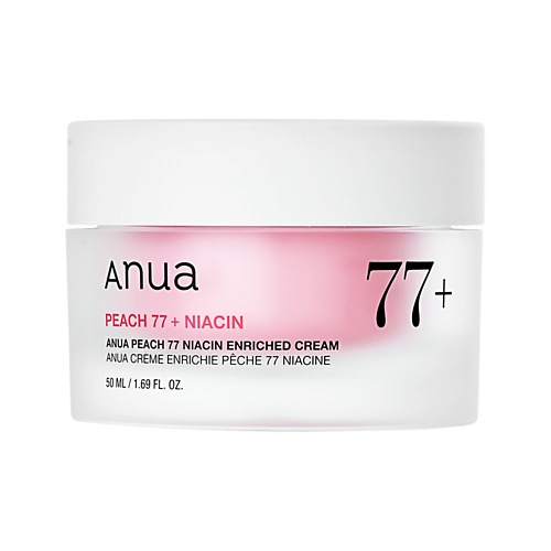 

ANUA Крем для лица PEACH смягчающий с ниацинамидом и экстрактом персика 50, Крем для лица PEACH смягчающий с ниацинамидом и экстрактом персика