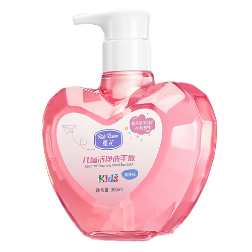 

KIDS FLOWER Детское мыло для рук с ароматом персика, очищающее 350, Детское мыло для рук с ароматом персика, очищающее