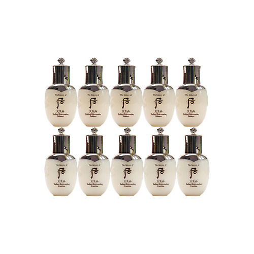 

THE HISTORY OF WHOO Набор миниатюр Cheongidan Radiant Rejuvenating Balancer & Emulsion, Набор миниатюр Cheongidan Radiant Rejuvenating Balancer & Emulsion