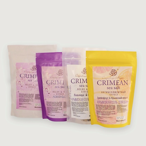 

СОКРОВИЩА МОРЯ Набор соль для ванны Крымская морская 2500, Набор соль для ванны Крымская морская