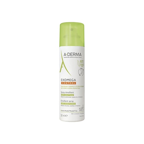 

A-DERMA Смягчающий спрей-эмолент Exomega Control 50, Смягчающий спрей-эмолент Exomega Control