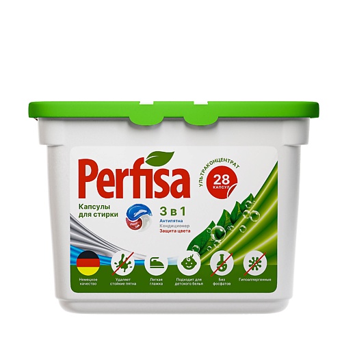 

PERFISA Капсулы для стирки с кондиционером 3 в 1 510, Капсулы для стирки с кондиционером 3 в 1