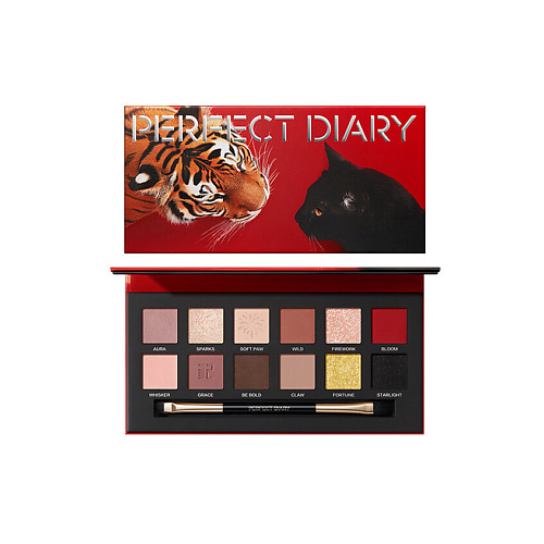

PERFECT DIARY Тени для век Golden Tiger and Ink Cat, Тени для век Golden Tiger and Ink Cat