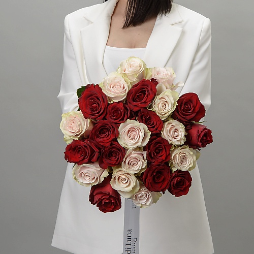 

ROSA DI LUNA 25 эквадорских роз микс эксплорер-пинк мондиаль, 25 эквадорских роз микс эксплорер-пинк мондиаль