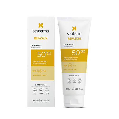   Лэтуаль SESDERMA Флюид нежный солнцезащитный для тела SPF50 Repaskin Light Fluid 200