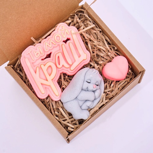 

SKUINA Мыло ручной работы зайчик - ты мой краш 100, Мыло ручной работы зайчик - ты мой краш