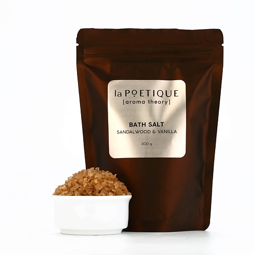

LAPOETIQUE Соль для ванны, аромат сандала и ванили 300, Соль для ванны, аромат сандала и ванили