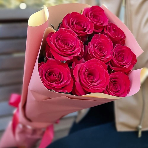 

КОЛИБРИ ЦВЕТОЧНЫЙ САЛОН Букет из роз 9 шт, Букет из роз 9 шт