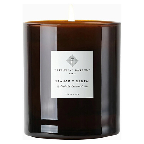 

ESSENTIAL PARFUMS Ароматическая свеча Orange X Santal 270, Ароматическая свеча Orange X Santal