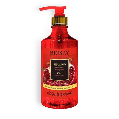 

SEA OF SPA Шампунь для волос BIOSPA с экстрактом граната 780, Шампунь для волос BIOSPA с экстрактом граната