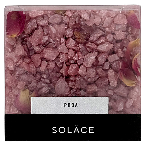 

SOLACE Мерцающая соль для ванны "Роза" с шиммером и сухоцветами 150, Мерцающая соль для ванны "Роза" с шиммером и сухоцветами