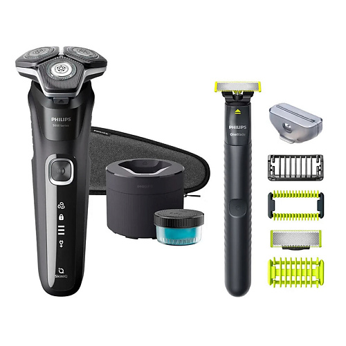 

PHILIPS Электробритва для сухого и влажного бритья S5898/79, Электробритва для сухого и влажного бритья S5898/79