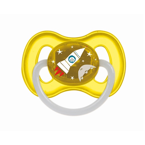 

CANPOL BABIES Пустышка круглая Space латексная 6-18 месяцев, Пустышка круглая Space латексная 6-18 месяцев