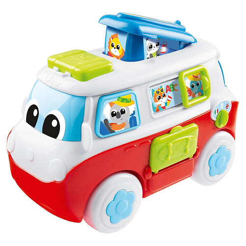 

CHICCO Интерактивная игрушка My First Bilingual Caravan Interactive Toy, Интерактивная игрушка My First Bilingual Caravan Interactive Toy