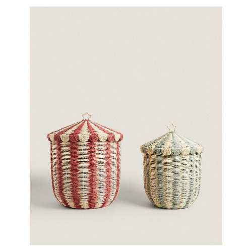 

ZARA HOME Корзина для игрушек Children's Circus 32 x 37 x 32 см, Корзина для игрушек Children's Circus 32 x 37 x 32 см