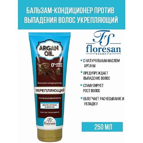 

FLORESAN Бальзам кондиционер против выпадения волос 250, Бальзам кондиционер против выпадения волос
