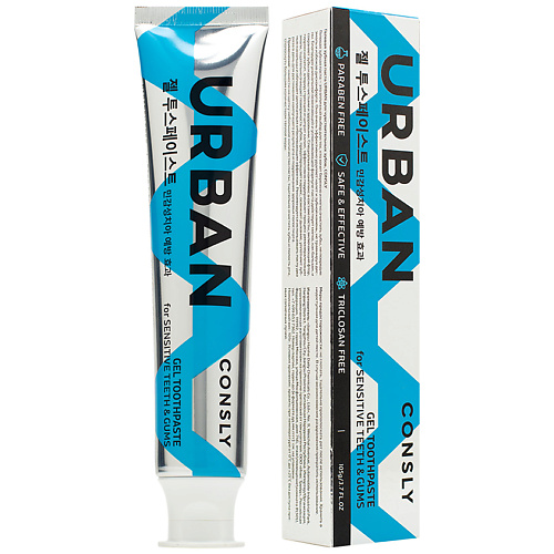 

CONSLY Зубная паста гелевая для чувствительных зубов Urban Gel Toothpaste 105, Зубная паста гелевая для чувствительных зубов Urban Gel Toothpaste