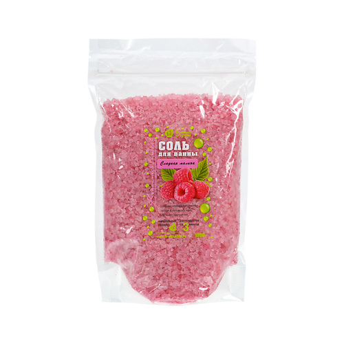 

БАННЫЕ ШТУЧКИ Соль для ванны "Сладкая малина", Соль для ванны "Сладкая малина"