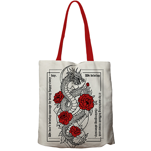 

P.INK Сумка-шоппер Восточный дракон, Сумка-шоппер Восточный дракон