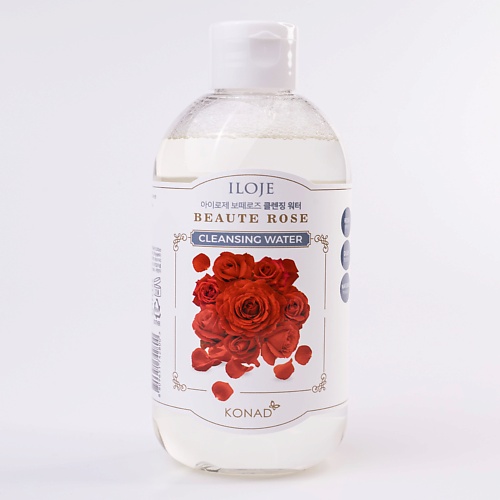 

KONAD ILOJE BEAUTE ROSE Cleansing water Очищающая вода с Дамасской Розой 300, ILOJE BEAUTE ROSE Cleansing water Очищающая вода с Дамасской Розой