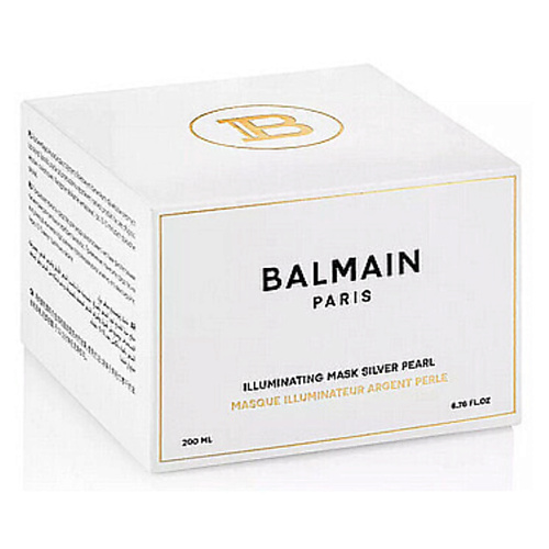

BALMAIN Маска с эффектом нейтрализации Illuminating Silver Pearl Mask 200, Маска с эффектом нейтрализации Illuminating Silver Pearl Mask