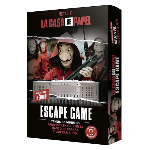 

ASMODEE Настольная игра на испанском языке Money Heist: Escape 2, Настольная игра на испанском языке Money Heist: Escape 2