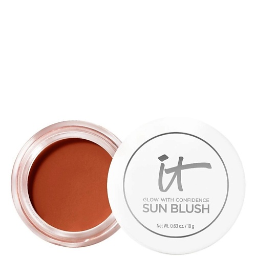 

IT COSMETICS Кремовые румяна-бронзатор Glow With Confidence Sun Blush, Кремовые румяна-бронзатор Glow With Confidence Sun Blush