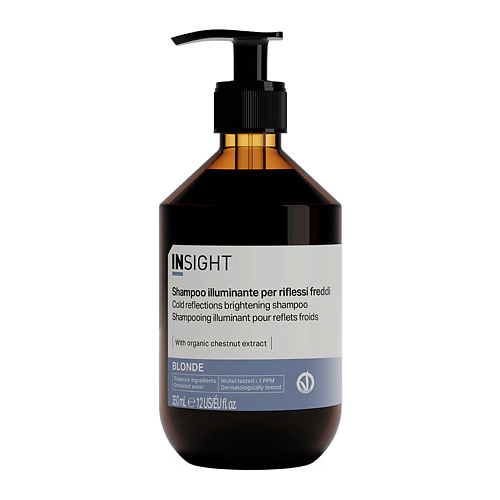 

INSIGHT PROFESSIONAL Шампунь для поддержания холодных оттенков Blonde Brightening Shampoo 350, Шампунь для поддержания холодных оттенков Blonde Brightening Shampoo