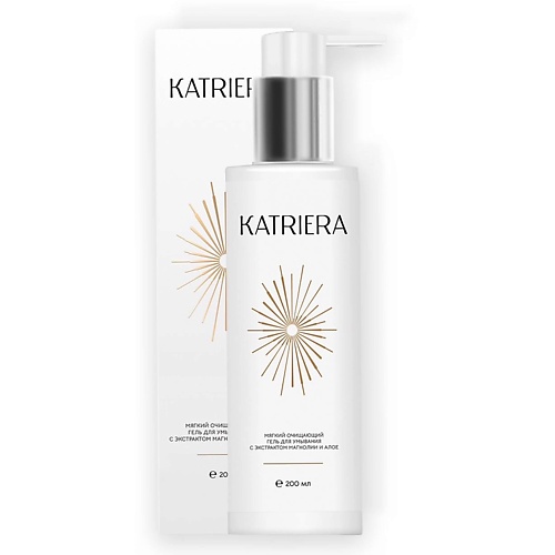 

KATRIERA Мягкий очищающий гель с экстрактом магнолиии и алое 200, Мягкий очищающий гель с экстрактом магнолиии и алое