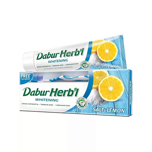 

DABUR Зубная паста соль-лимон со щеткой 150, Зубная паста соль-лимон со щеткой