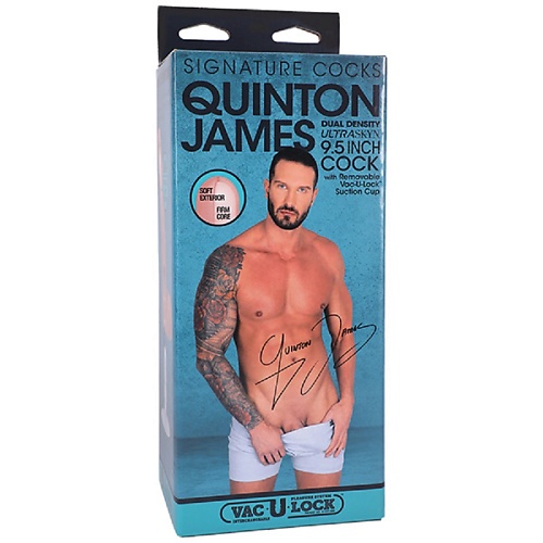 Фаллоимитатор-слепок порно-звезды Quinton James Signature Cocks - 9.5