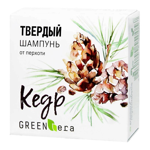 

GREEN-ERA Твердый шампунь Кедр 55, Твердый шампунь Кедр