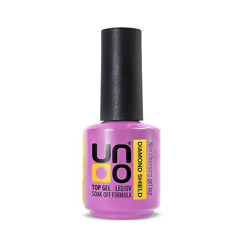 

UNO Верхнее покрытие для гель-лака Diamond Shield без липкого слоя 16, Верхнее покрытие для гель-лака Diamond Shield без липкого слоя