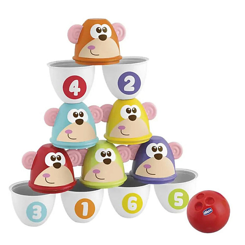 

CHICCO Детский набор для боулинга Fit&Fun MonKey Strike, Детский набор для боулинга Fit&Fun MonKey Strike